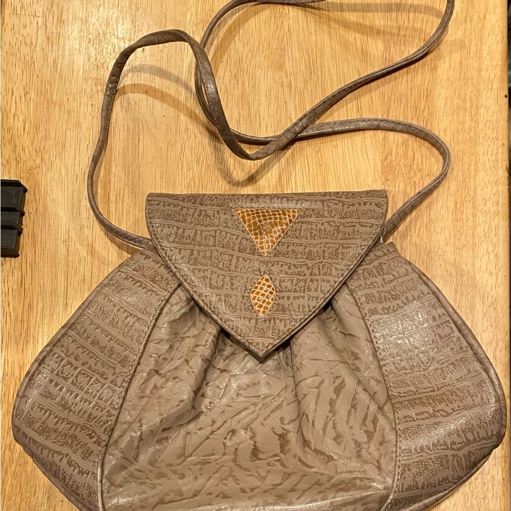 Vintage Marlene Gaines Leather Handbag
